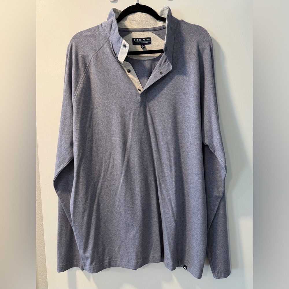 Fish Hippie Men’s Snap Pullover - L